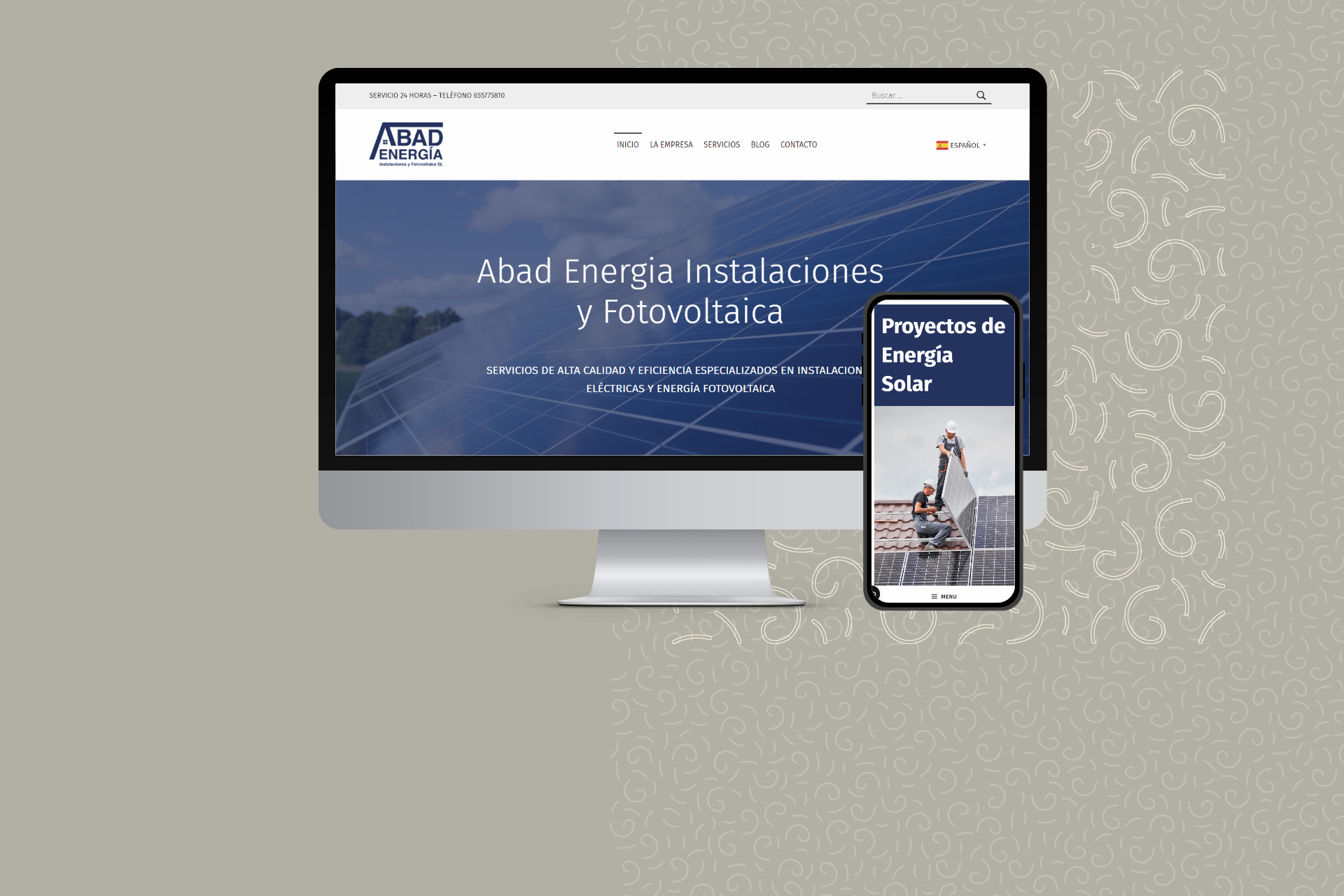 Diseño Web Abad Energía Instalaciones y Fotovoltaica